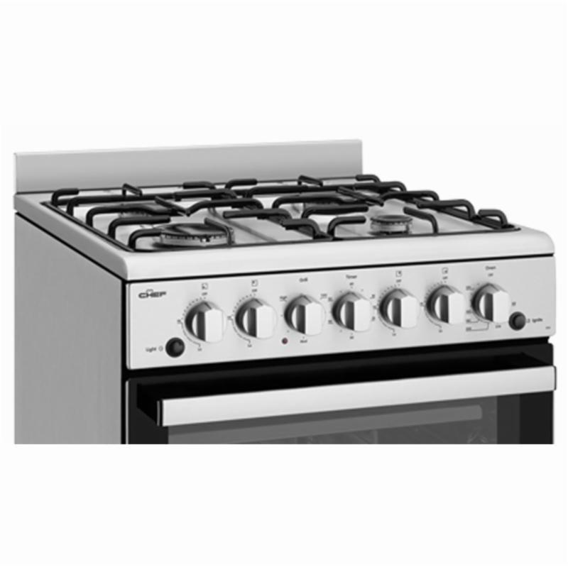 chef 54cm ng gas upright cooker