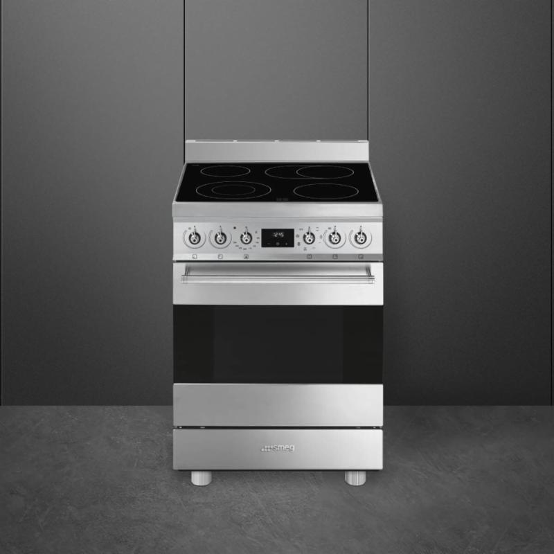 Smeg 60cm Classic Ceramic Freestanding Cooker Stainless Steel CS6CMXA2