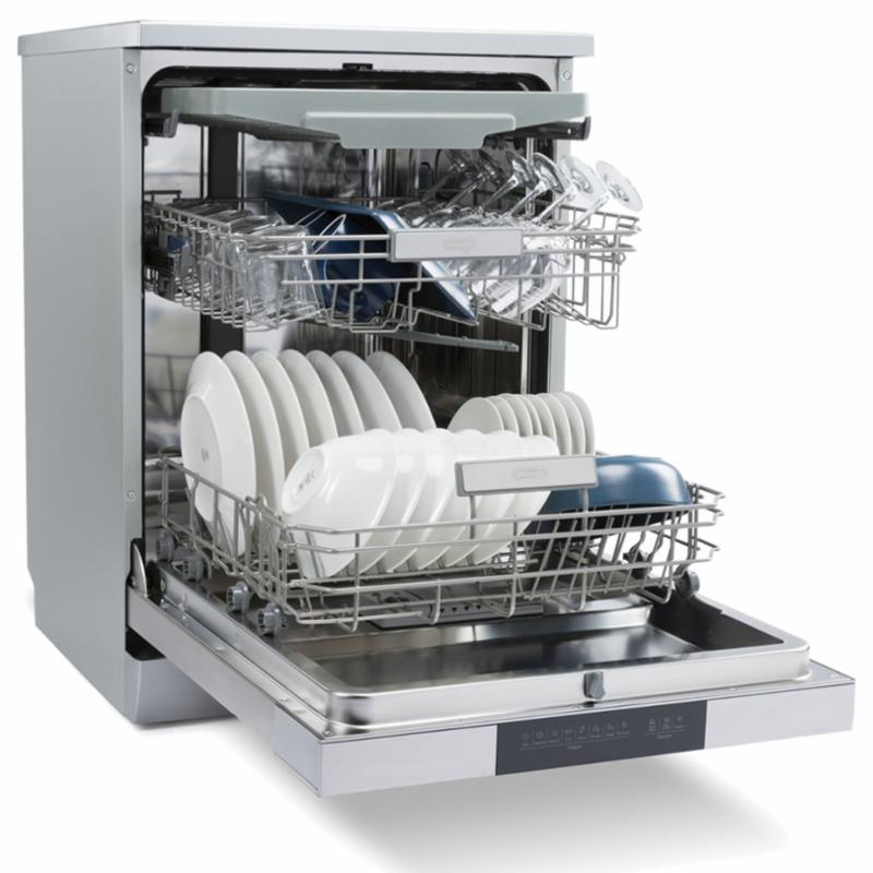 Delonghi 45cm stainless steel hot sale dishwasher