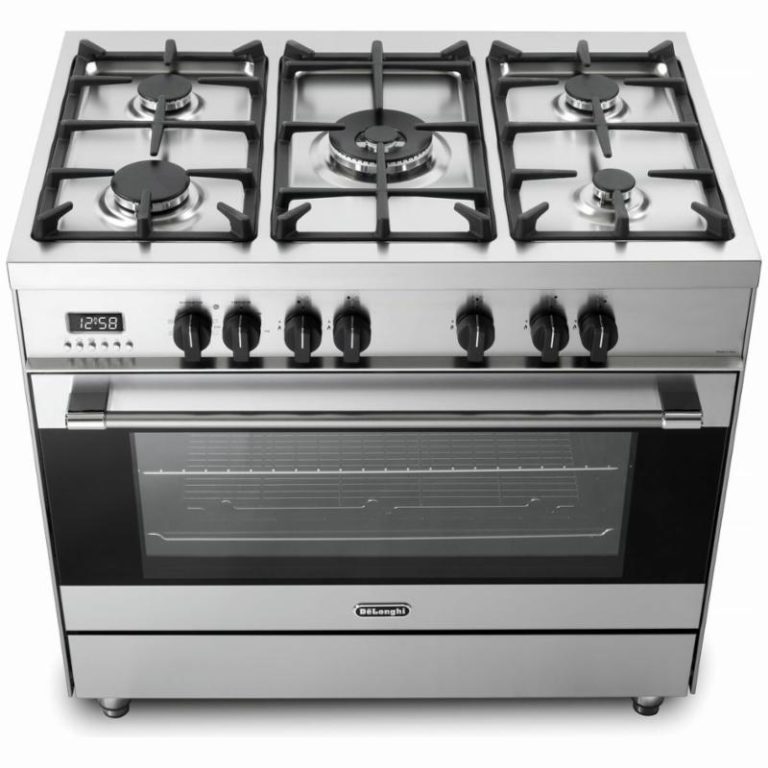 Delonghi 90cm Freestanding Dual Fuel Oven/Stove DEF908S