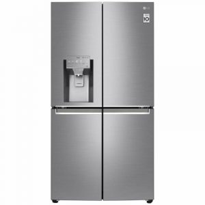 mitsubishi electric 580l l4 series french door fridge argent silver