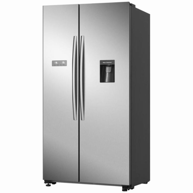 Hisense 578L Side By Side Fridge with Water Dispenser Stainless Steel